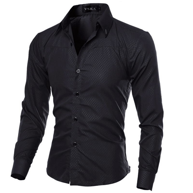 5XL Plus Size Brand-clothing Cotton Mens Clothing Solid Soft Men Shirt