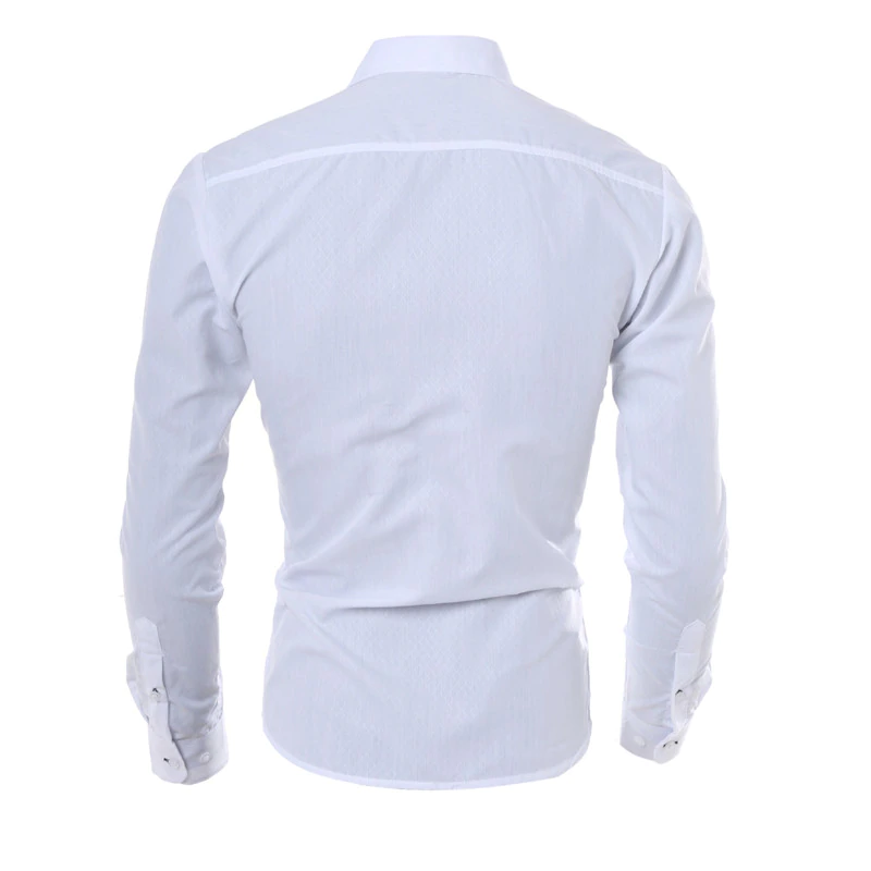 5XL Plus Size Brand-clothing Cotton Mens Clothing Solid Soft Men Shirt